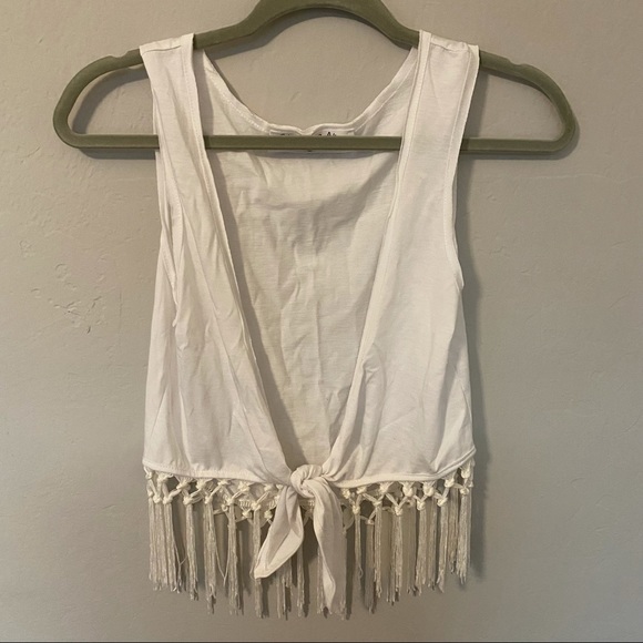 NWOT LF Fringe Deep V Tank - Picture 2 of 4